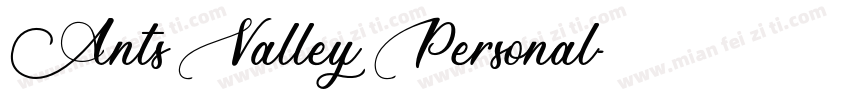 Ants Valley Personal字体转换
